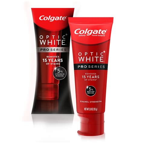 Colgate Optic White Pro Series Whitening Toothpaste with 5.
